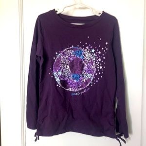 Carter’s long sleeve ruched tee